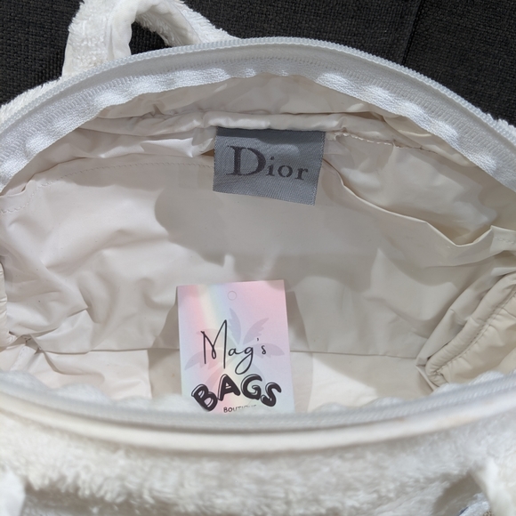 J'ADORE DIOR Terry Embroidered Tote Bag - Picture 5 of 6